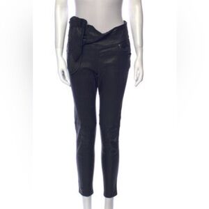 IRO   Lamb Leather Skinny Leg Pants Black Size: US6, FR38